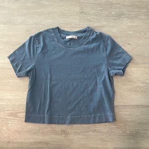 Wilfred free blue crop top